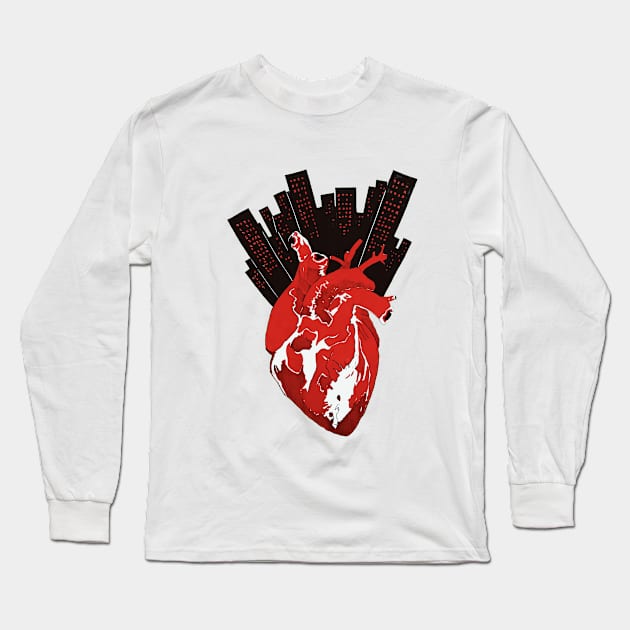 En el Corazón de la Ciudad Long Sleeve T-Shirt by theprometeus